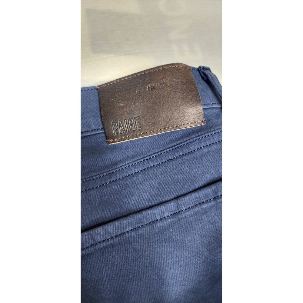 PAIGE Mens Blue Pants Size 33 Casual Modern Cotton Jeans Stretchy Casual Preppy - Picture 4 of 6
